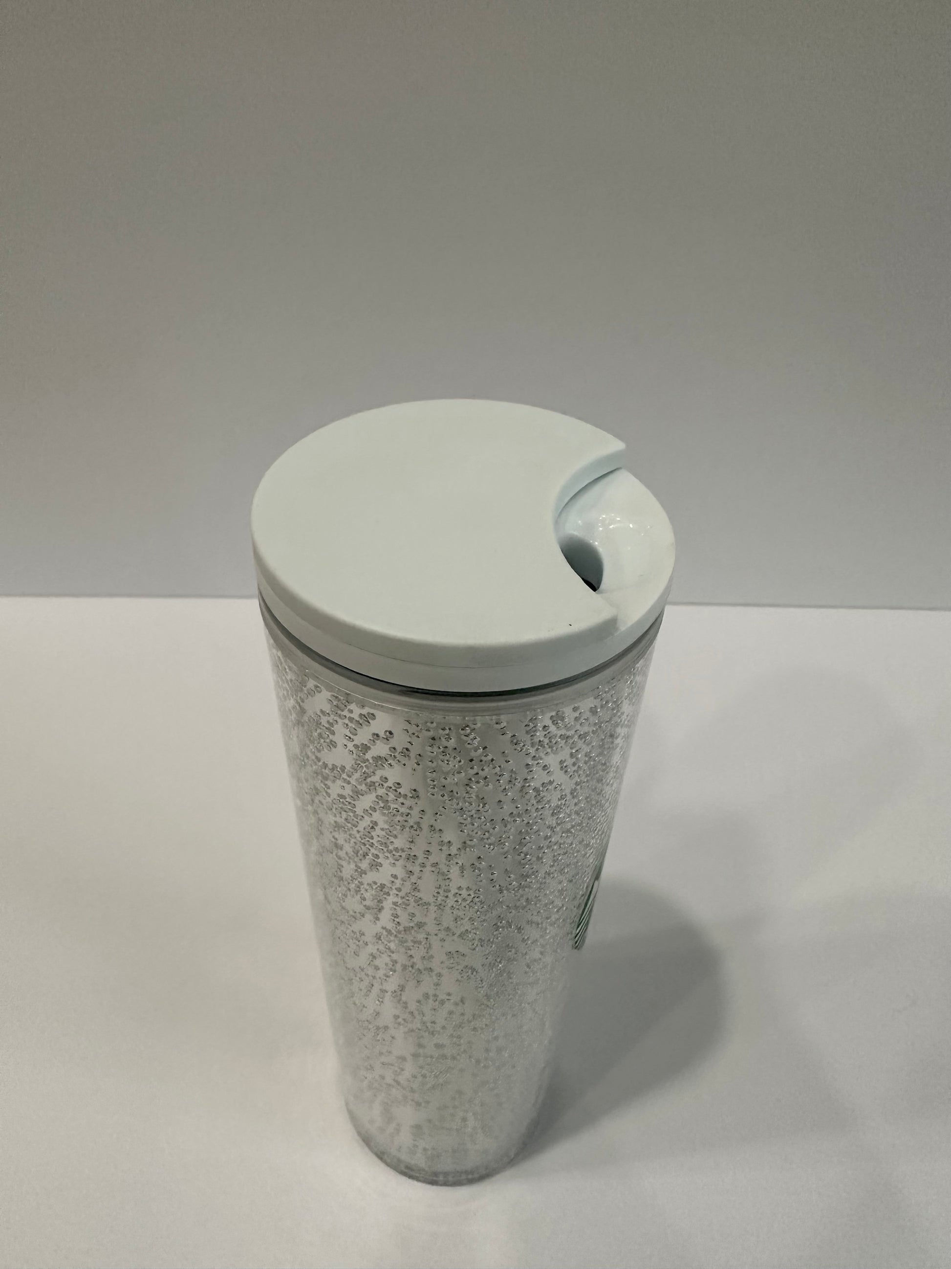 2022 Silver bubbles skinny tumbler