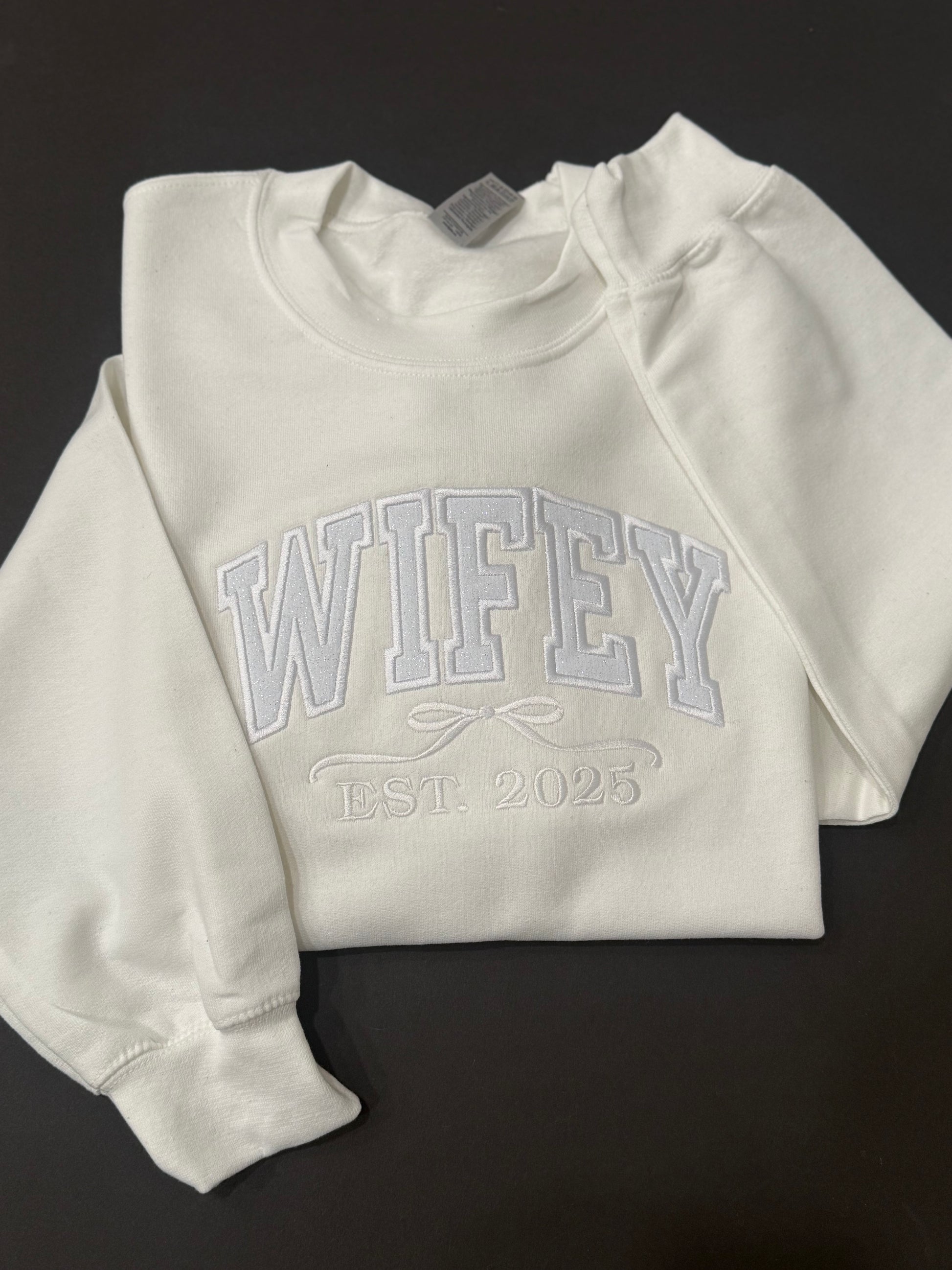Wifey Personalized Crewneck Sweatshirt