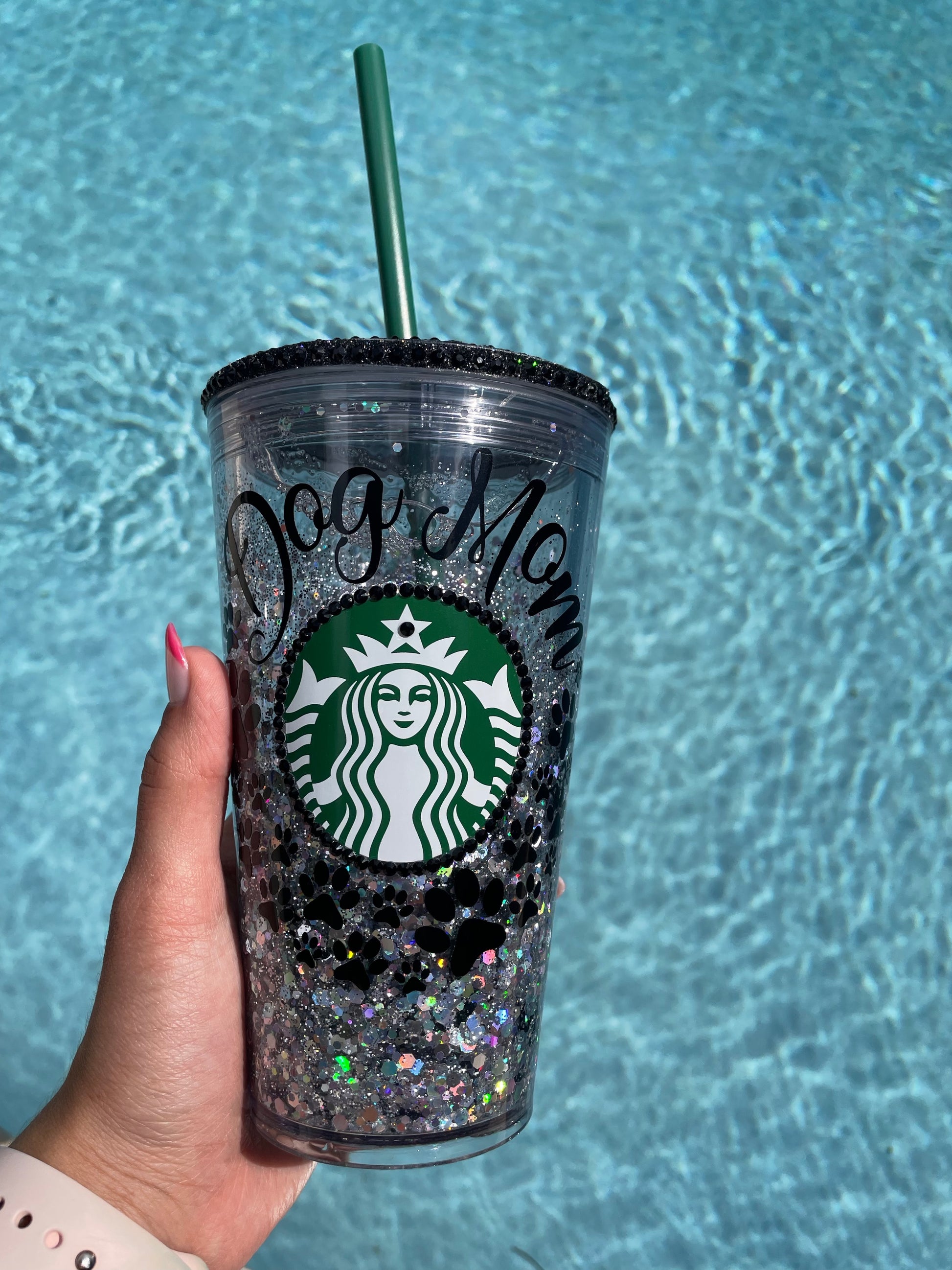 Dog mom Snow Globe Grande Tumbler