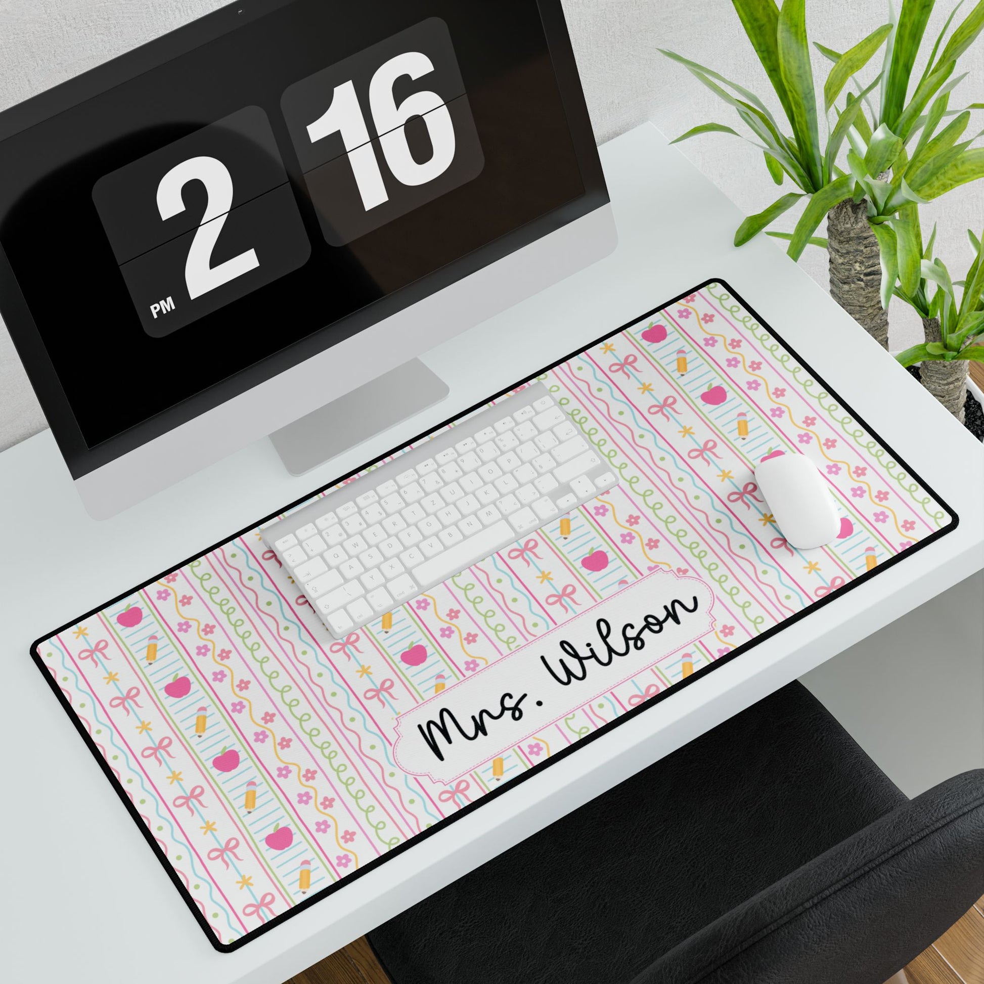 Personalized Teacher Desk Mat