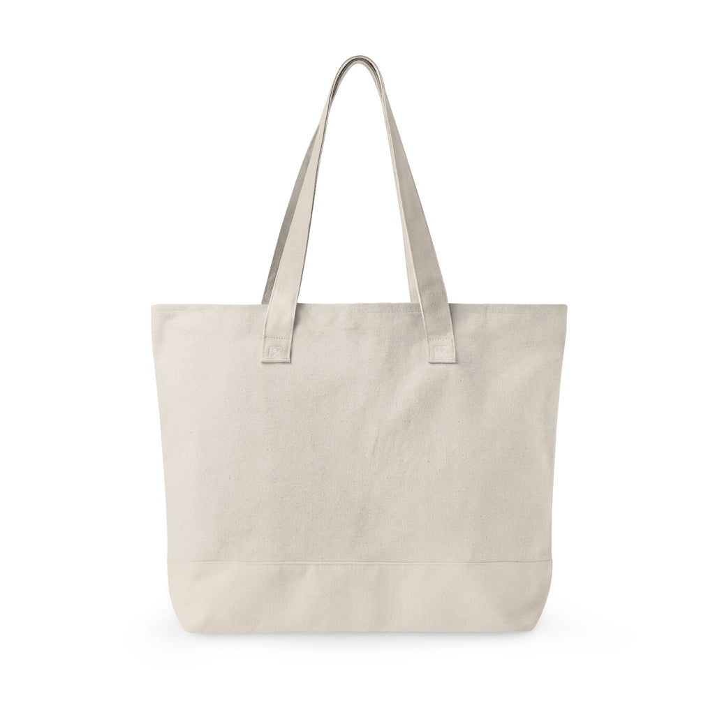 Cute School Supplies Canvas Tote — Personalized "Mrs. Johnson" Zippered Teacher Bag