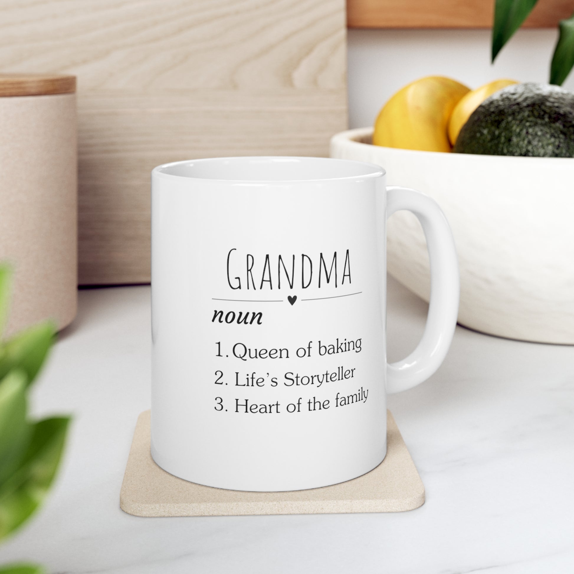 Personalized Grandma Dictionary Definition mug