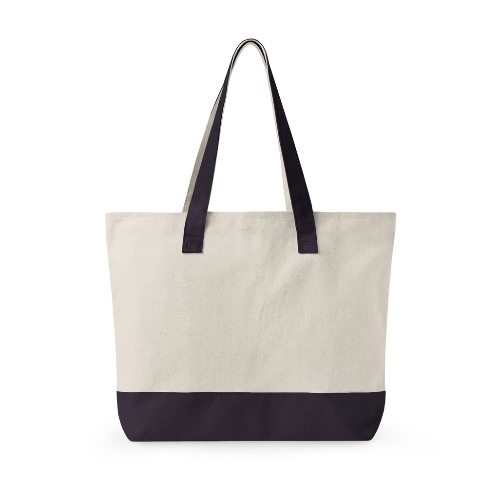 Cute School Supplies Canvas Tote — Personalized "Mrs. Johnson" Zippered Teacher Bag