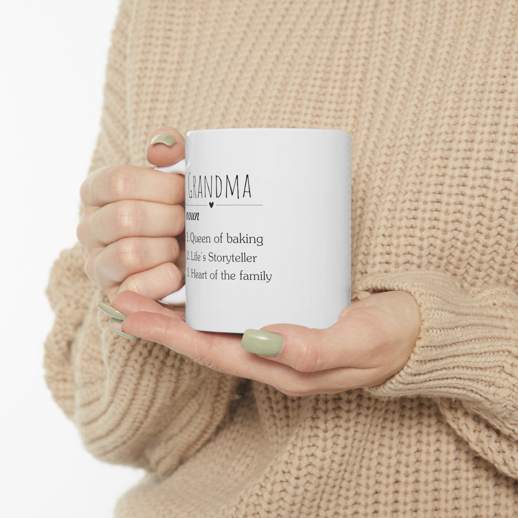 Personalized Grandma Dictionary Definition mug