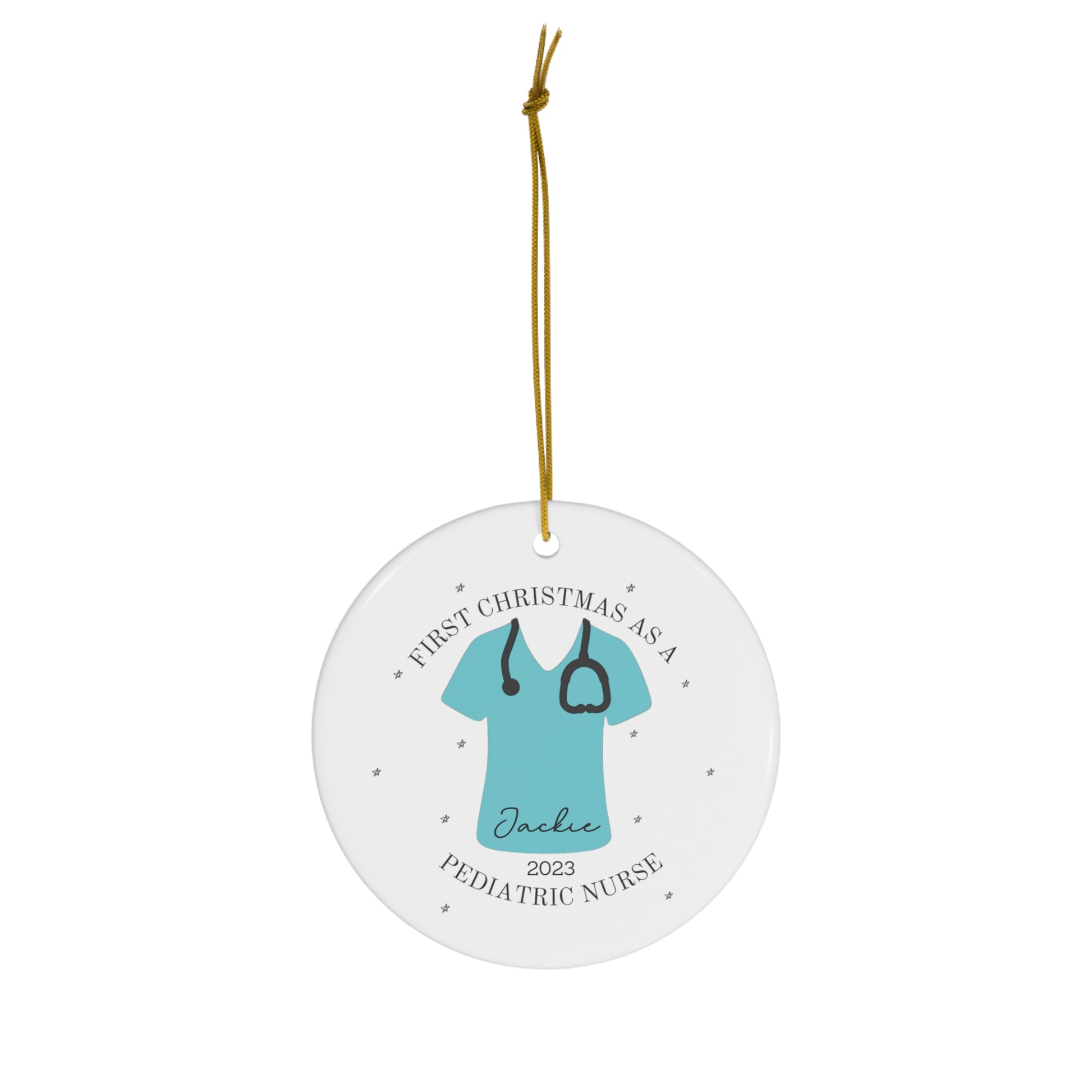 Personalized Nurse Ornament