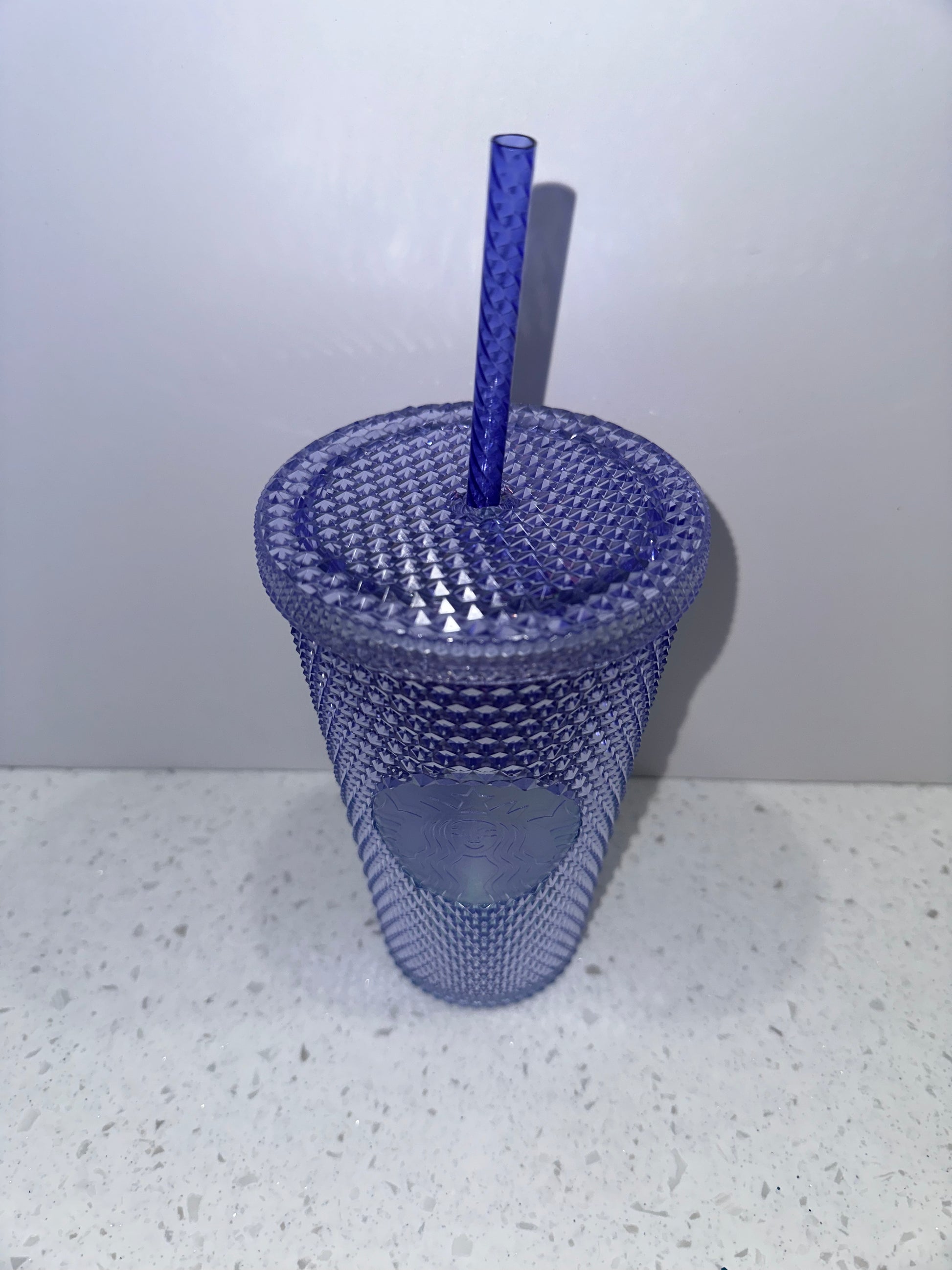 Purple/Blue ombre studded grande tumbler