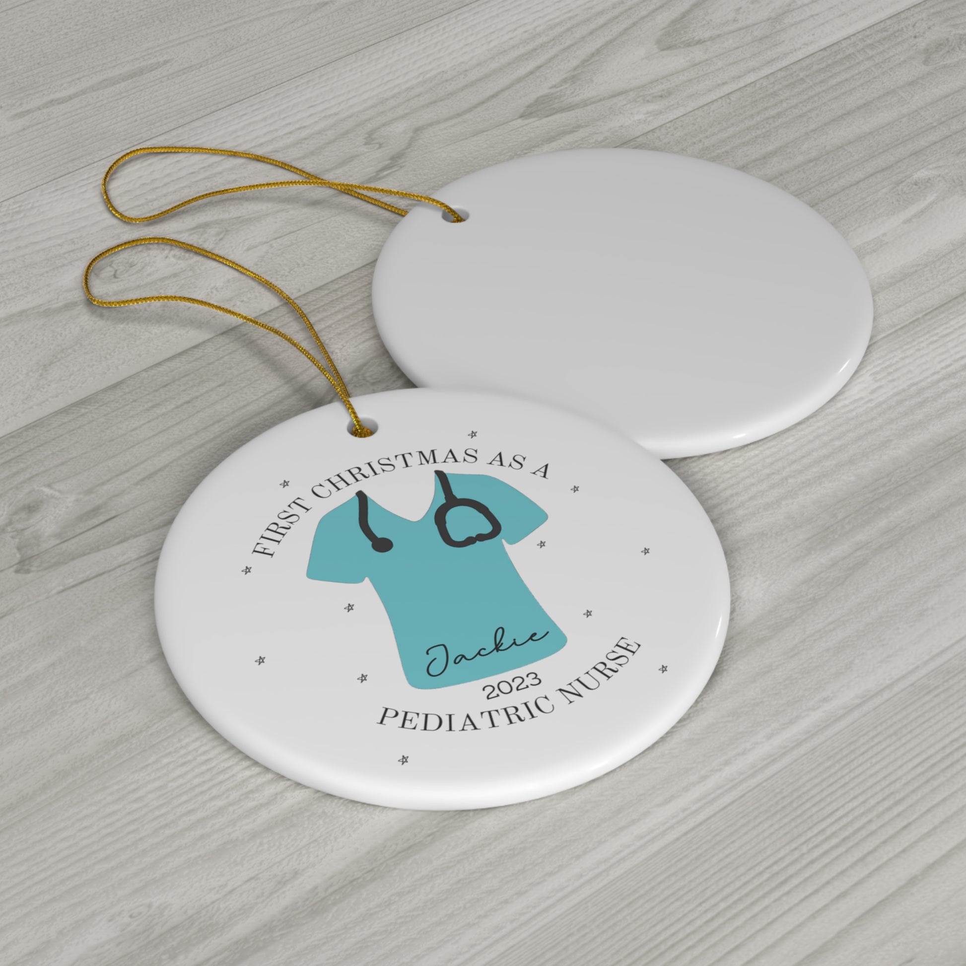 Personalized Nurse Ornament