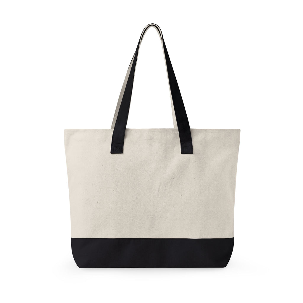 Cute School Supplies Canvas Tote — Personalized "Mrs. Johnson" Zippered Teacher Bag