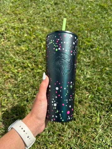 Green 24 oz Limited edition holiday tumbler