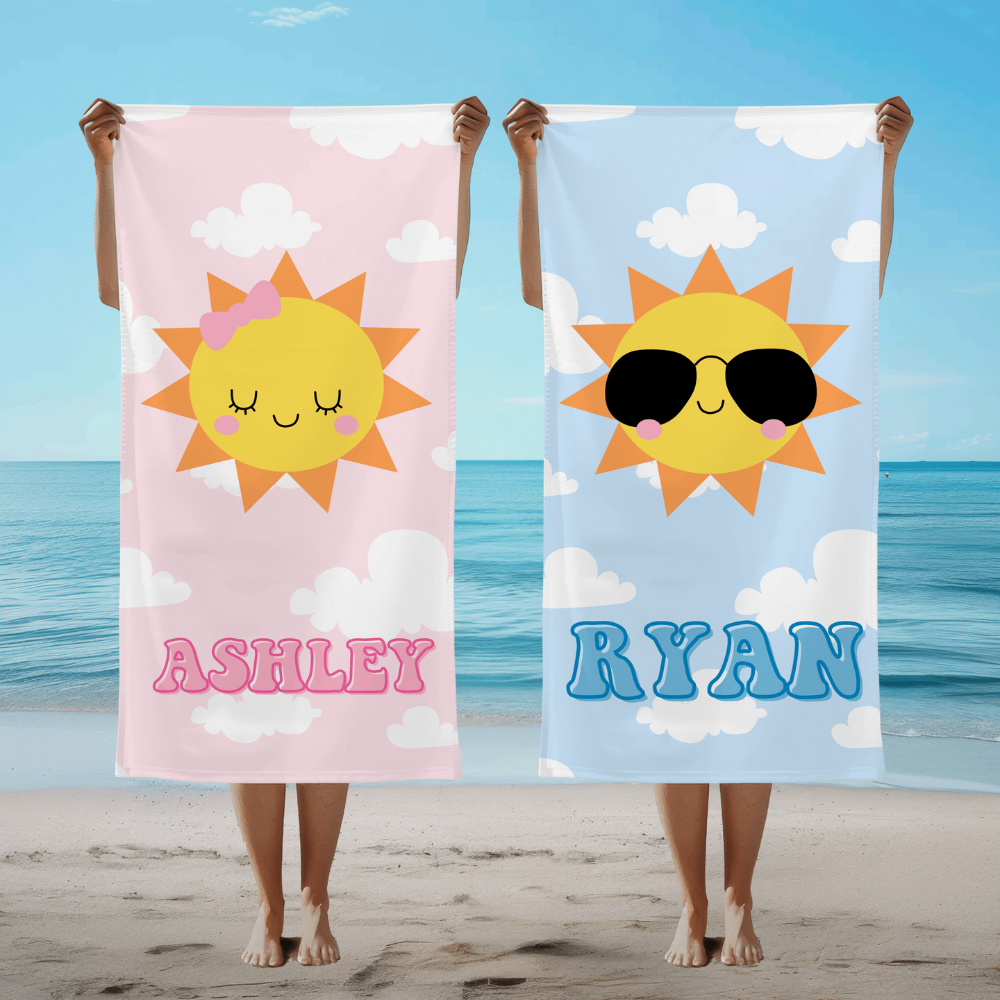 Personalized Sun Beach Towel