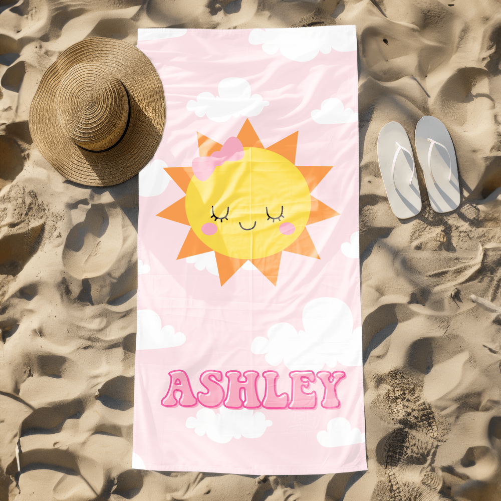 Personalized Sun Beach Towel