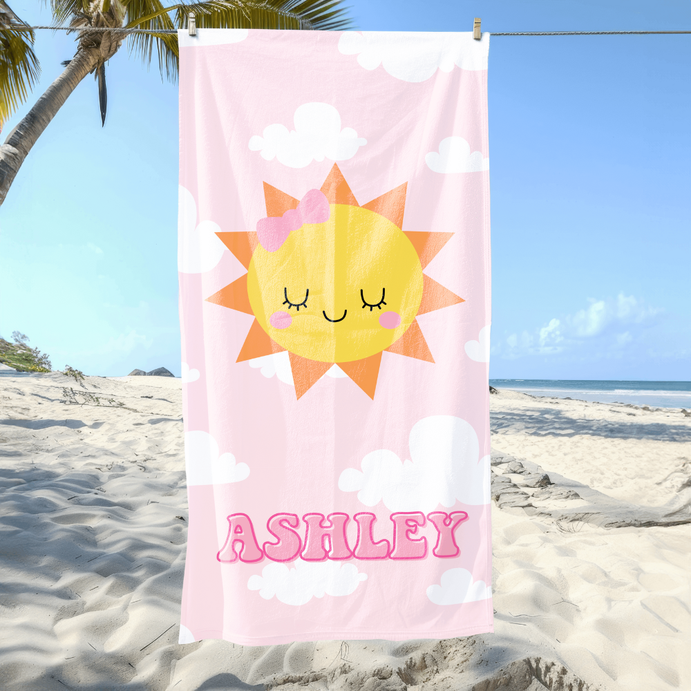 Personalized Sun Beach Towel