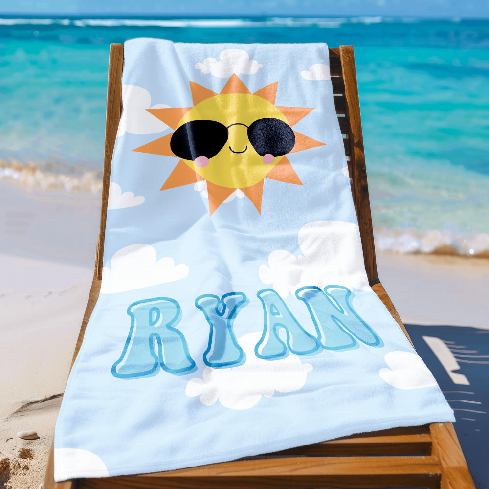 Personalized Sun Beach Towel