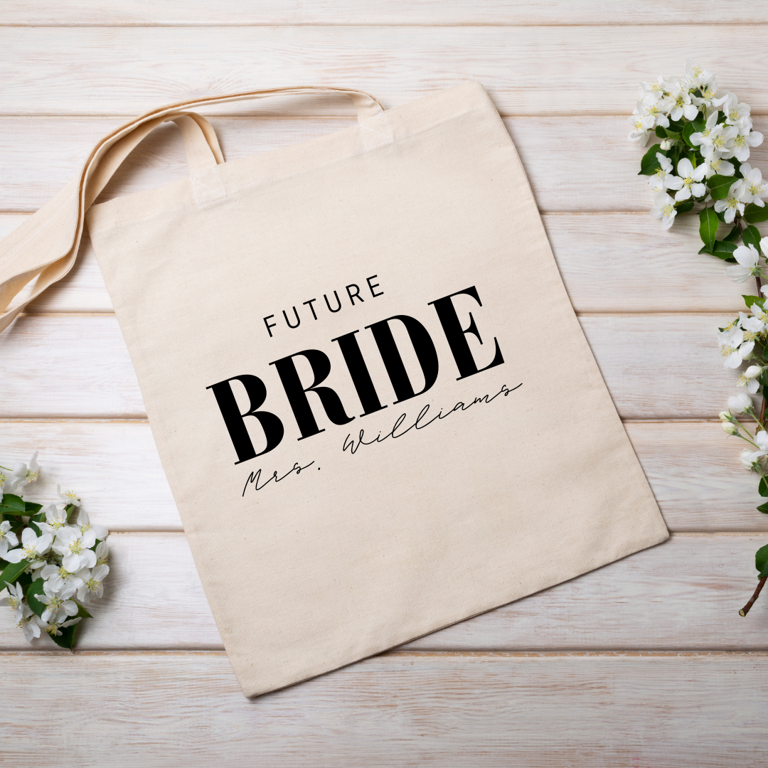 Future Bride Custom Tote Bag