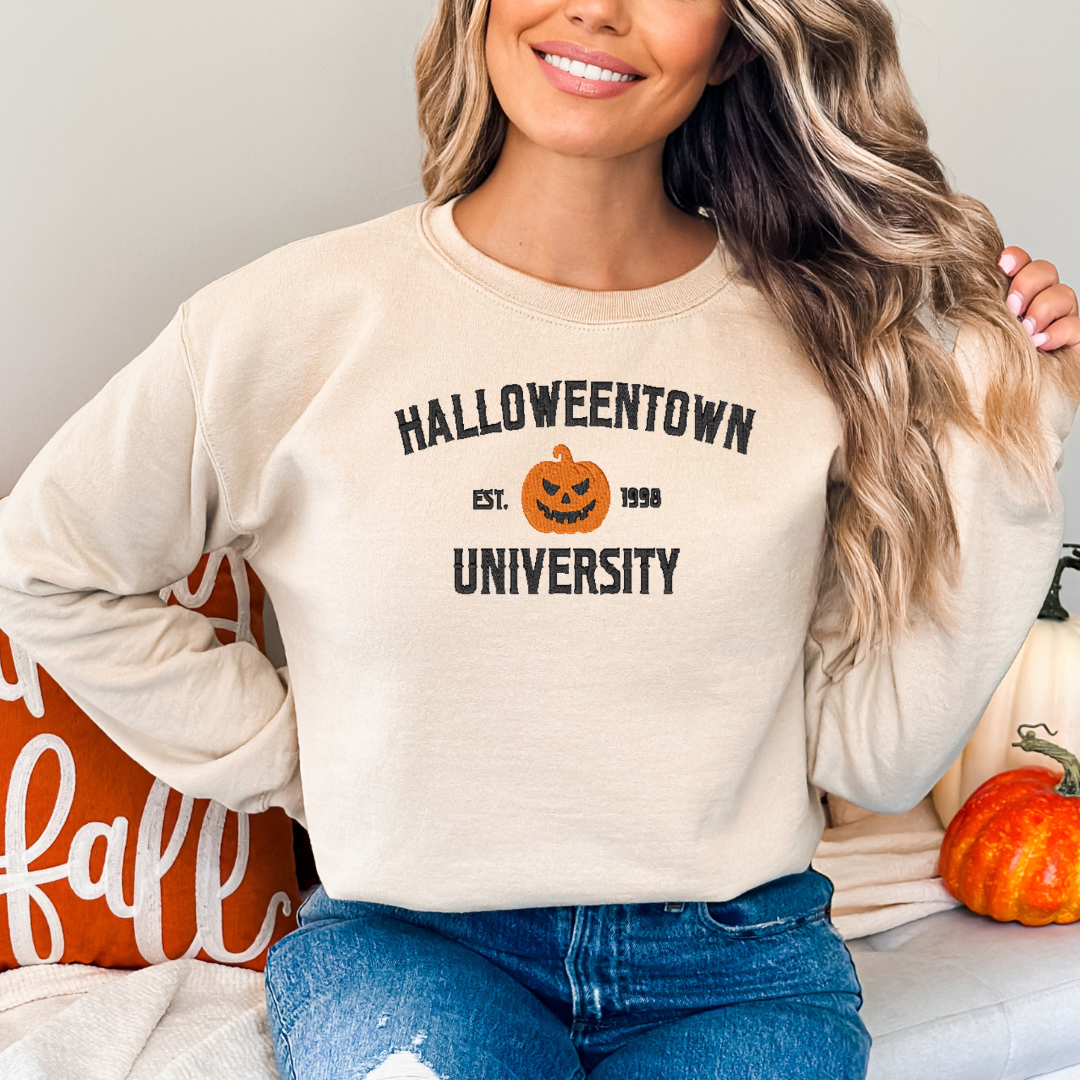 Halloweentown embroidered sweatshirt