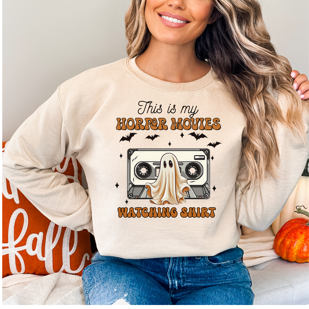 Funny Horror Movie Halloween Sweatshirt
