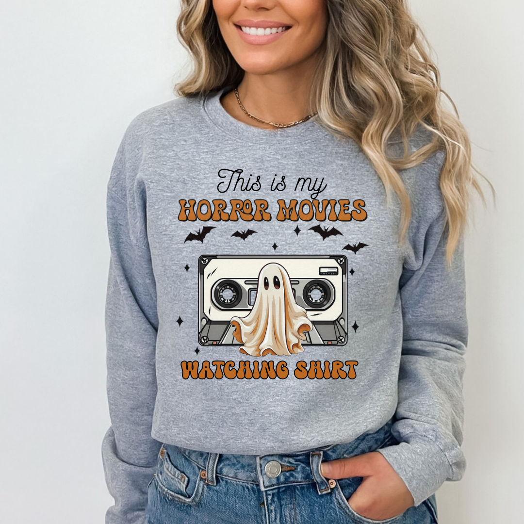 Funny Horror Movie Halloween Sweatshirt