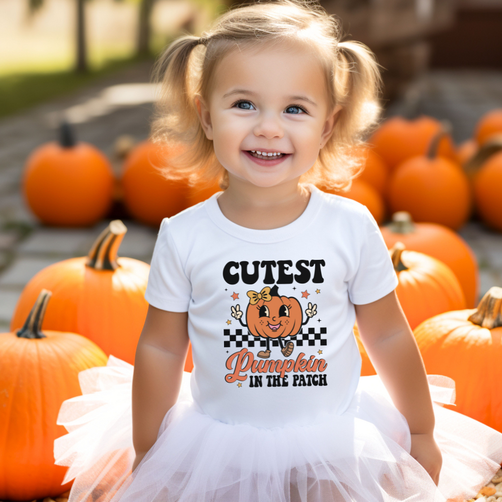 Cutest Pumpkin girls Toddler Shirt