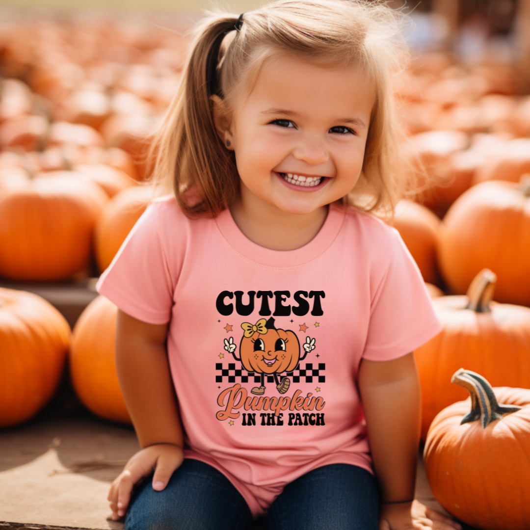 Cutest Pumpkin girls Toddler Shirt