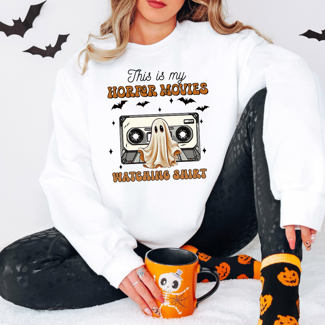 Funny Horror Movie Halloween Sweatshirt