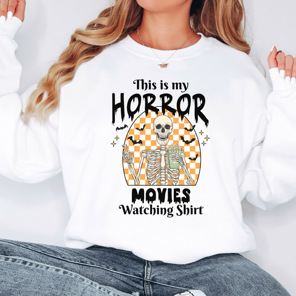 Funny Horror Movie Character Halloween Sweatshirt