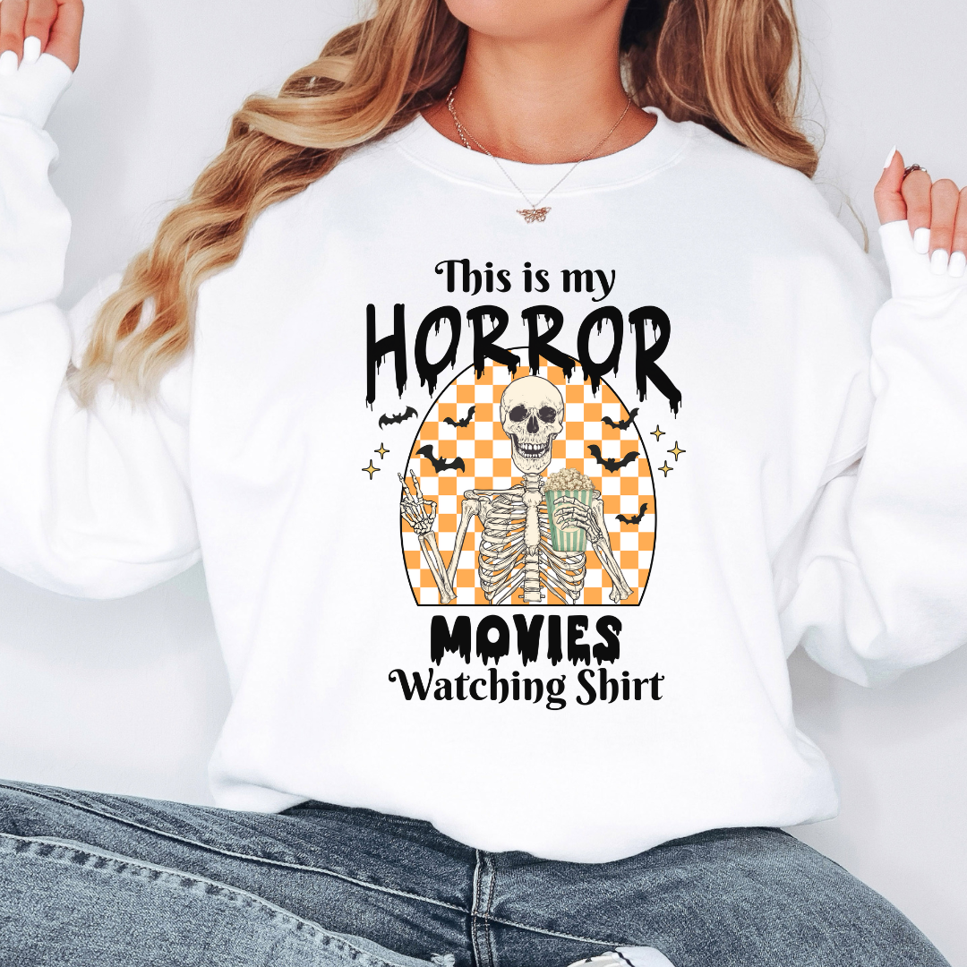 Funny Horror Movie Character Halloween Sweatshirt