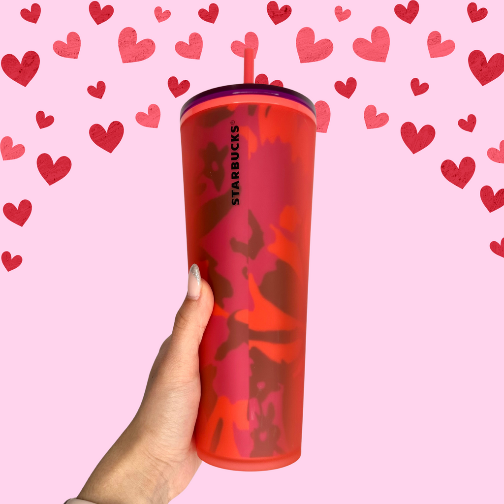 Starbucks 2022 Floral Soft Touch venti Cold Cup Tumbler