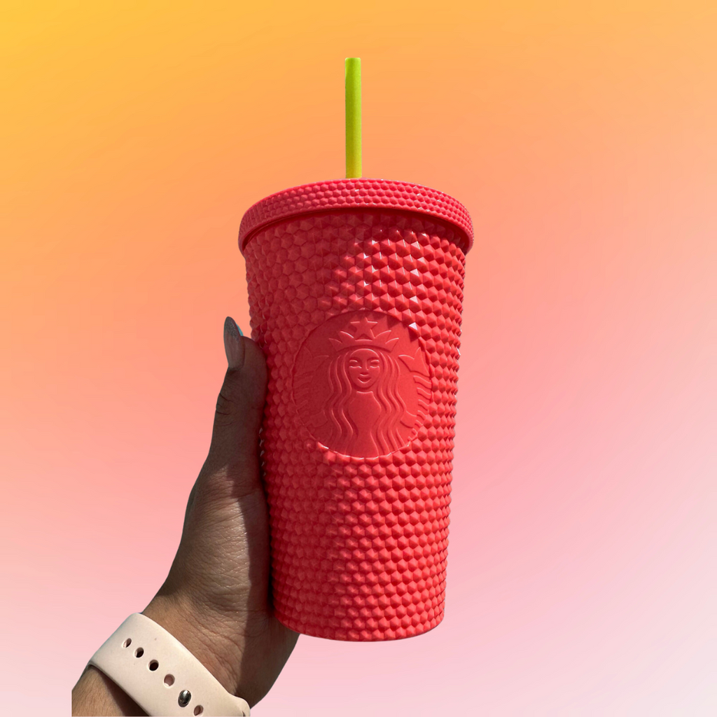 Dragon fruit pink Studded Tumbler
