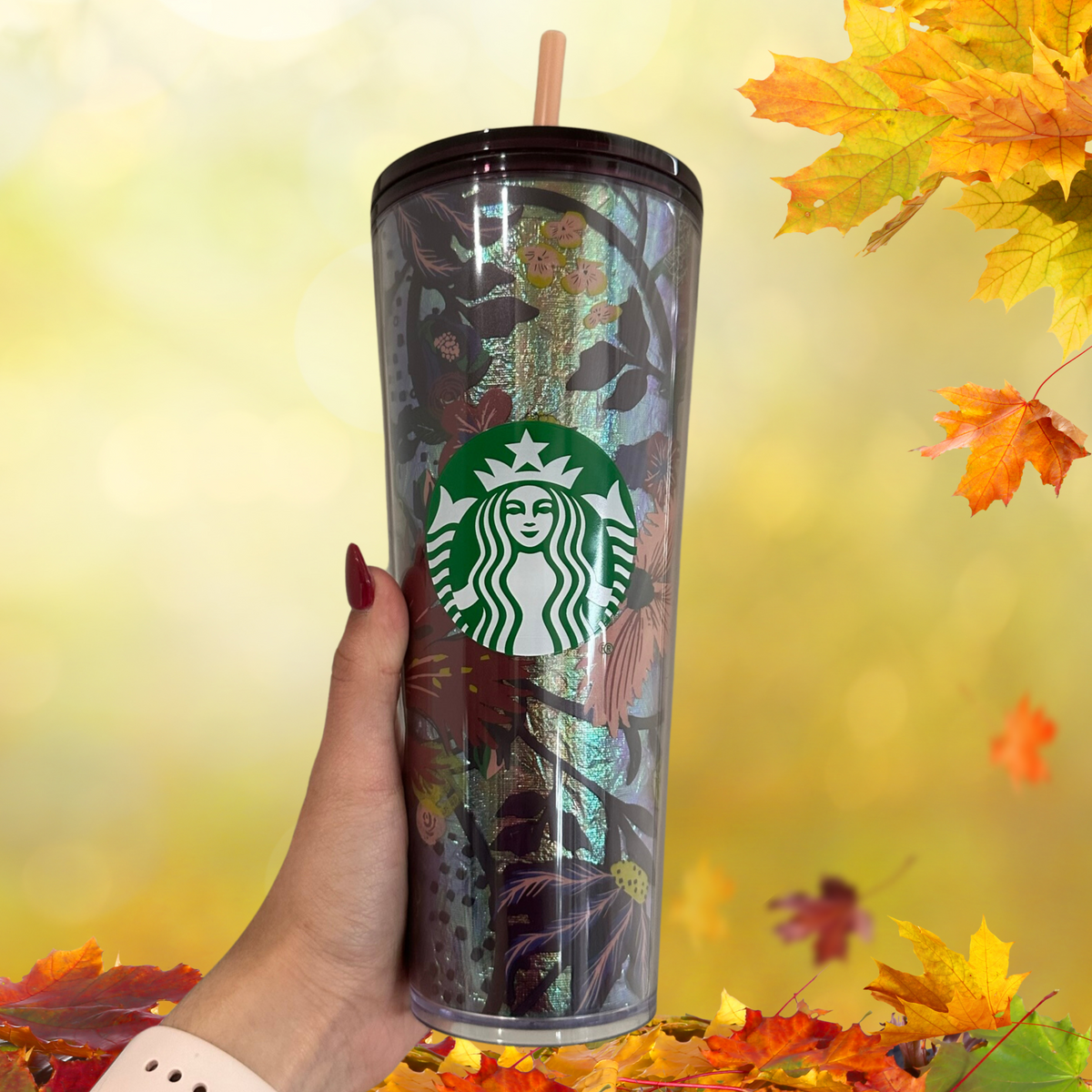 Starbucks 2022 venti fall floral Tumbler
