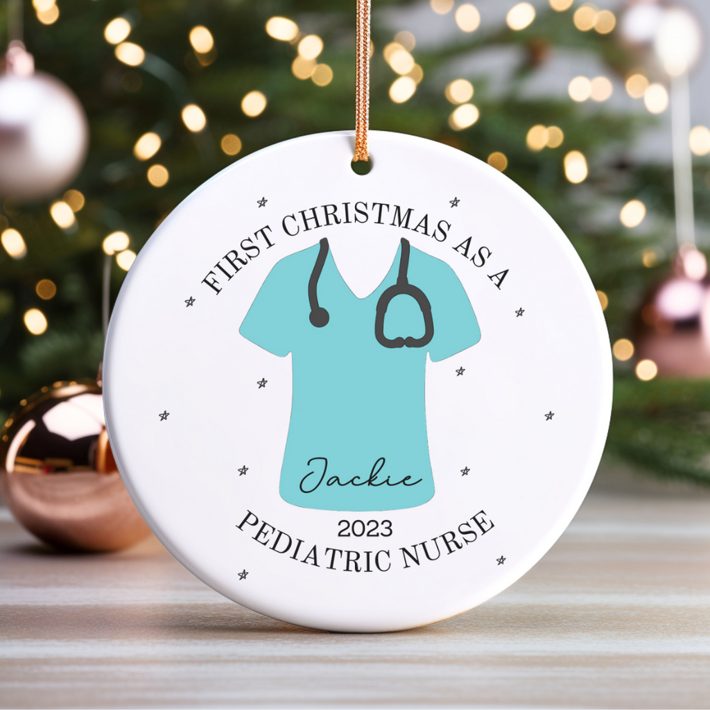 Personalized Nurse Ornament