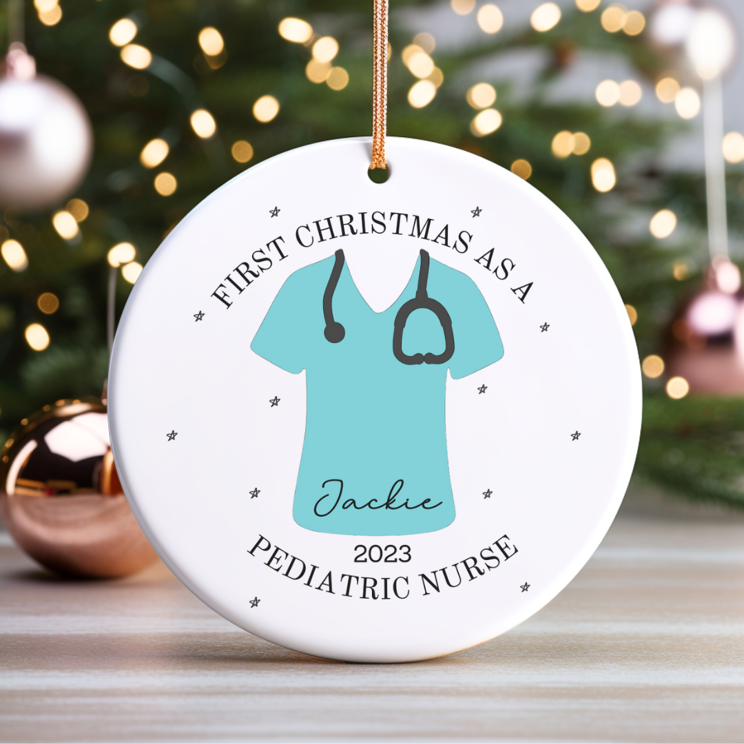 Personalized Nurse Ornament