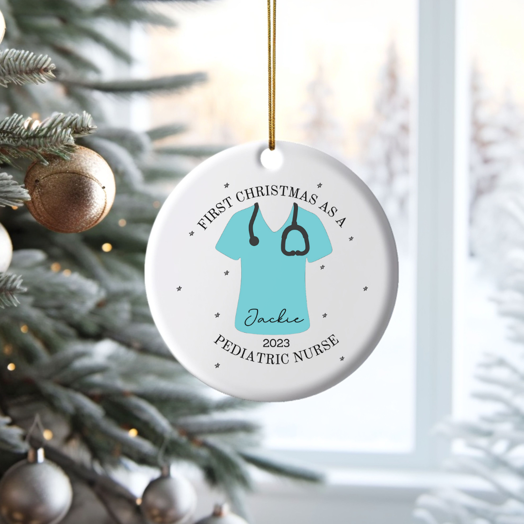 Personalized Nurse Ornament