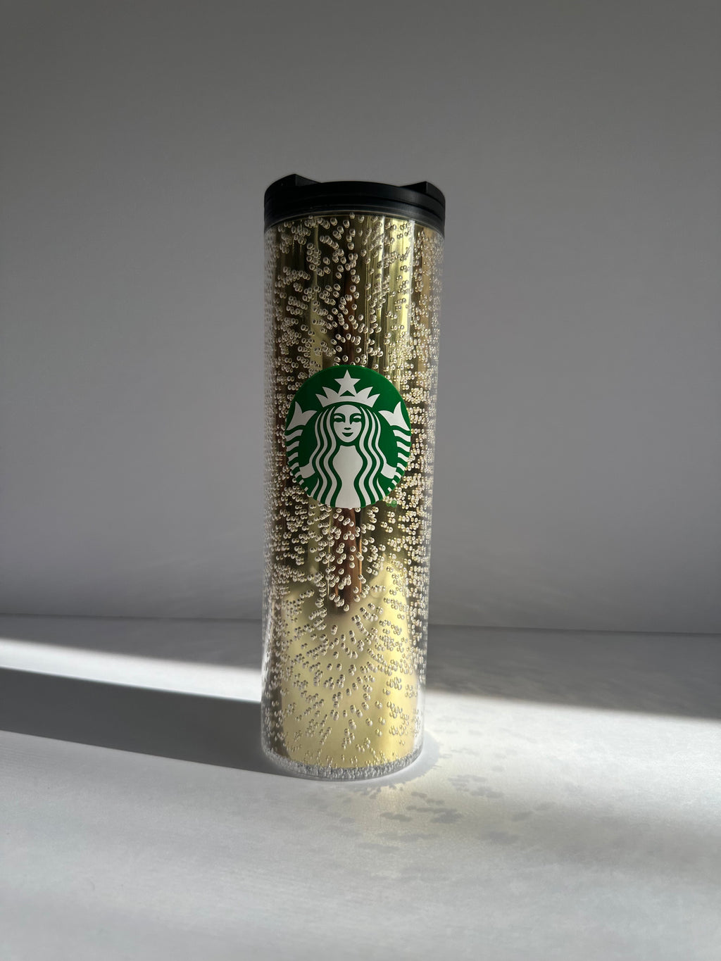2022 Gold Bubbles skinny tumbler