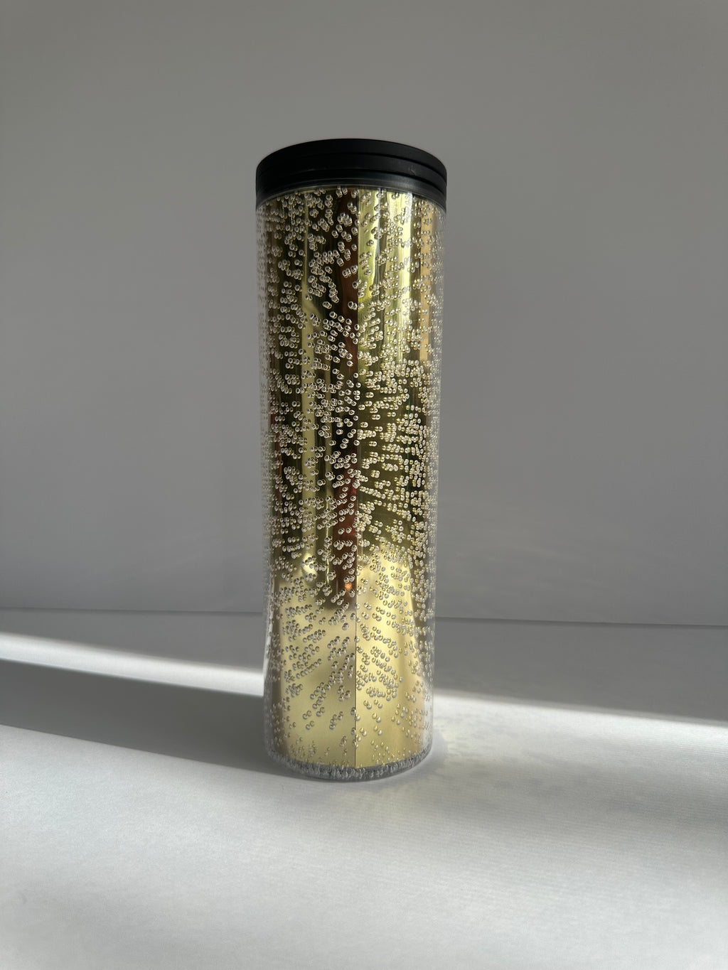 2022 Gold Bubbles skinny tumbler