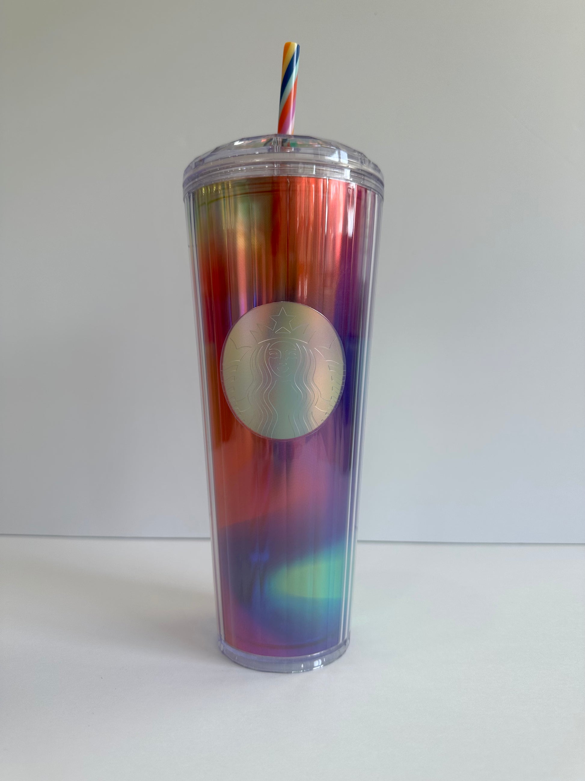 Summer 2021 Kaleidoscope Rainbow Tumbler