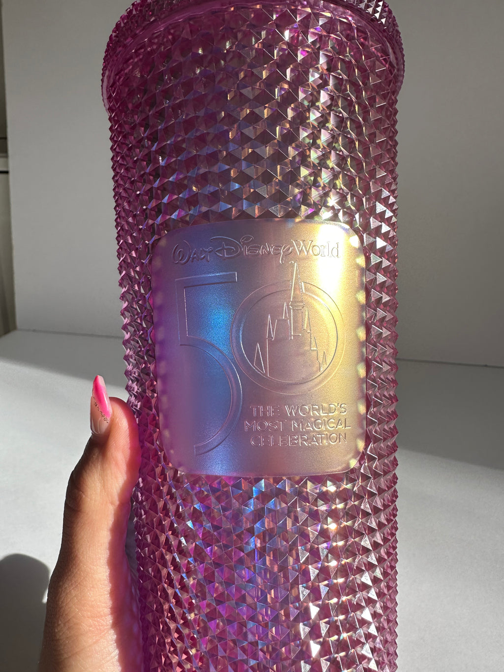 2021 Pink Studded 24 oz Tumbler