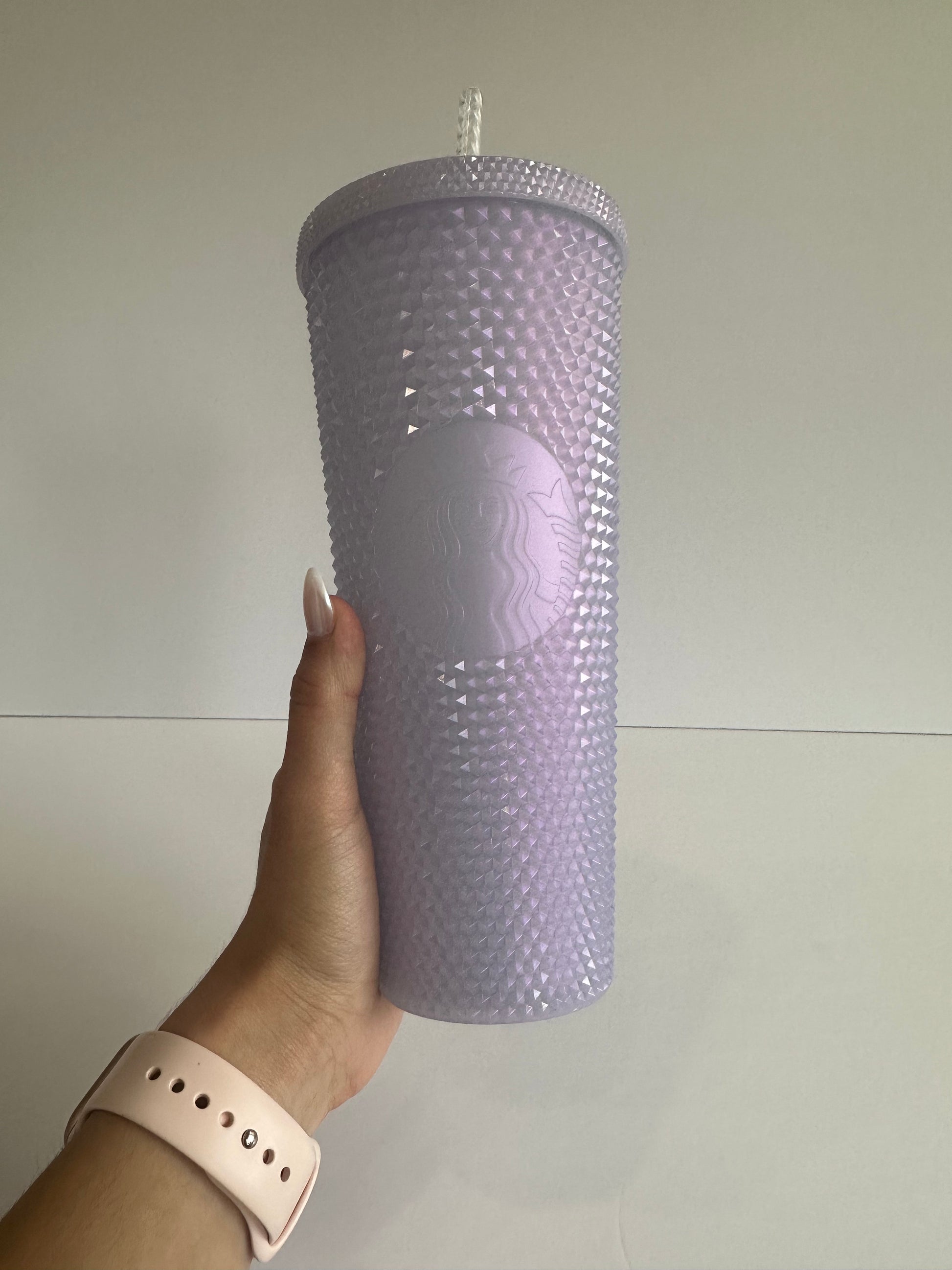 2021 Purple Iridescent Studded Reusable Tumbler