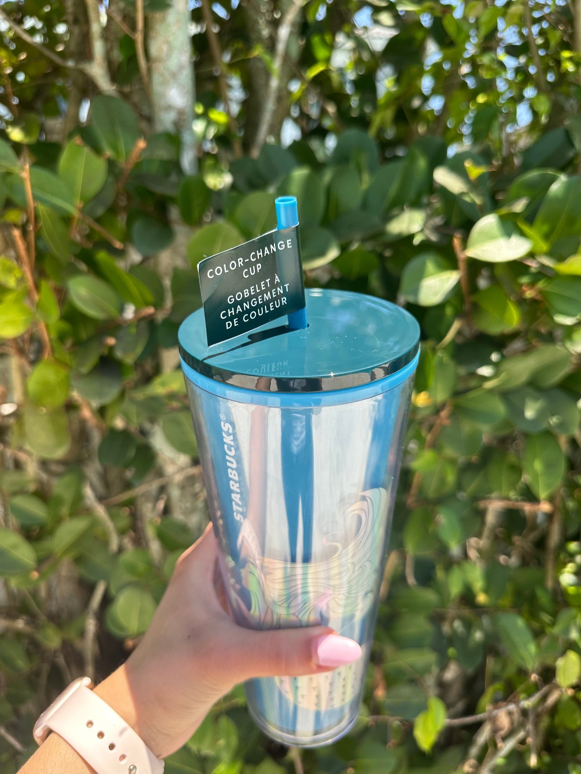 Venti 2021 blue siren mermaid color changing cup