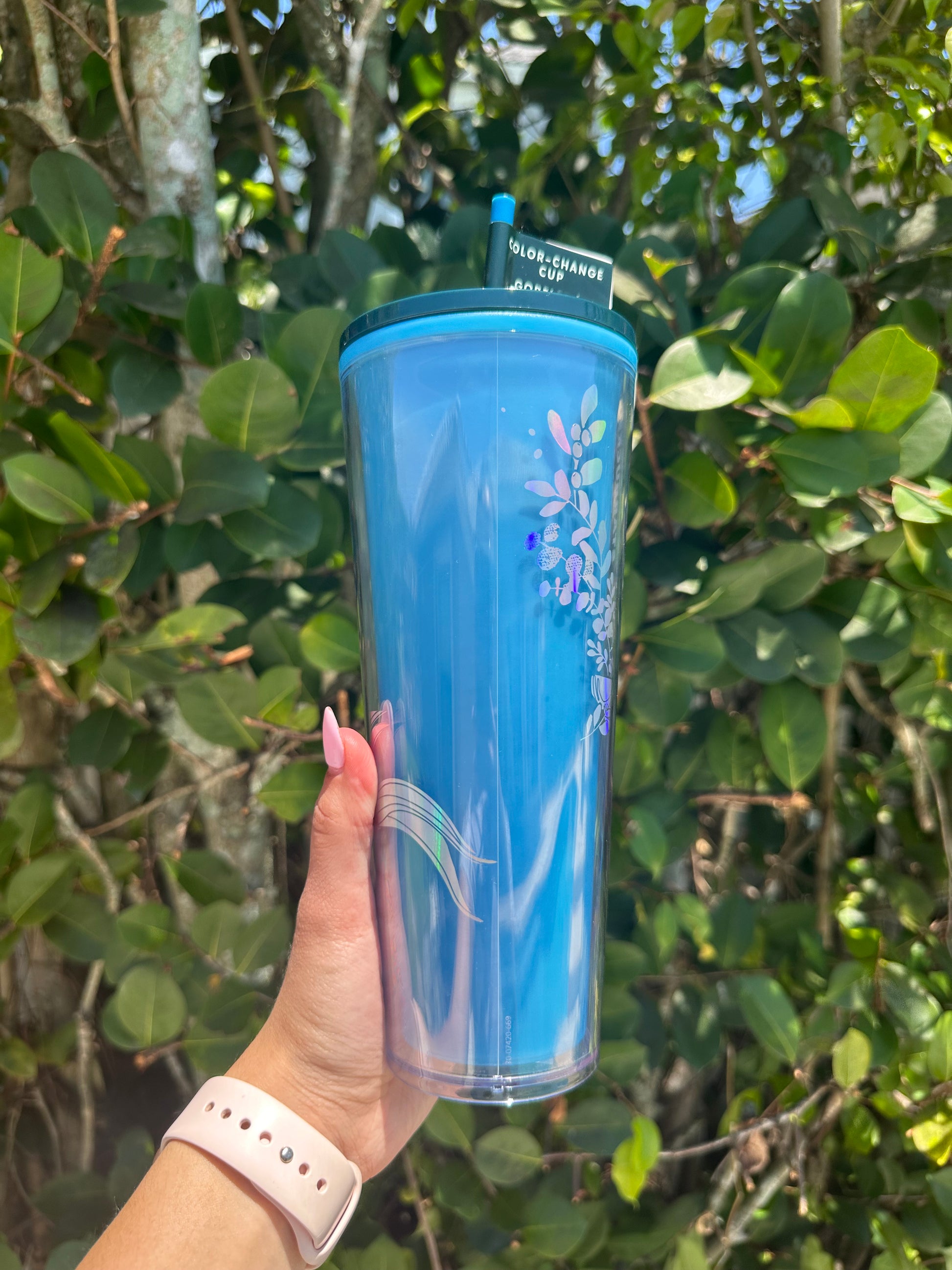 Venti 2021 blue siren mermaid color changing cup