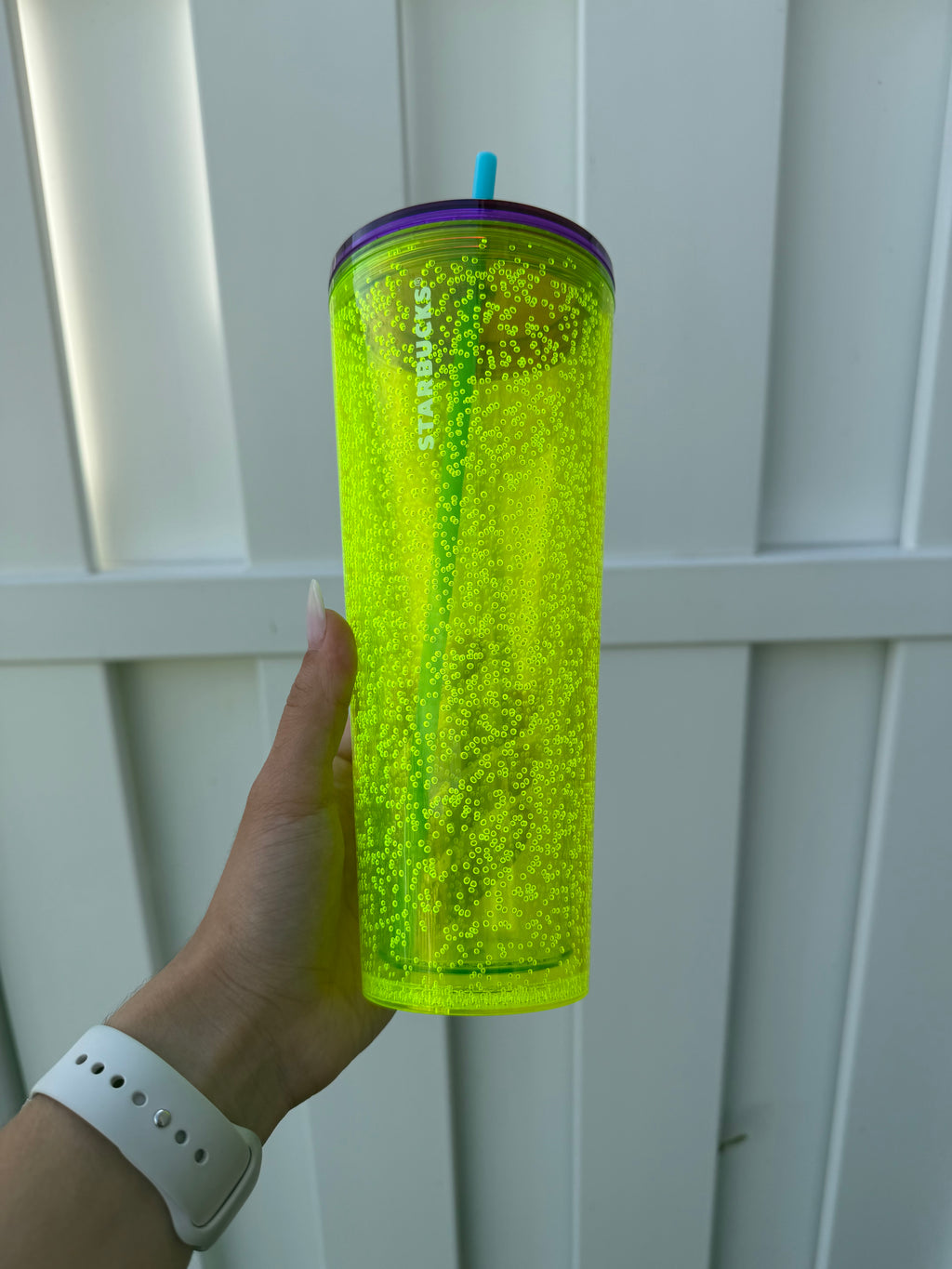 Neon Bubbles Venti Cold Cup