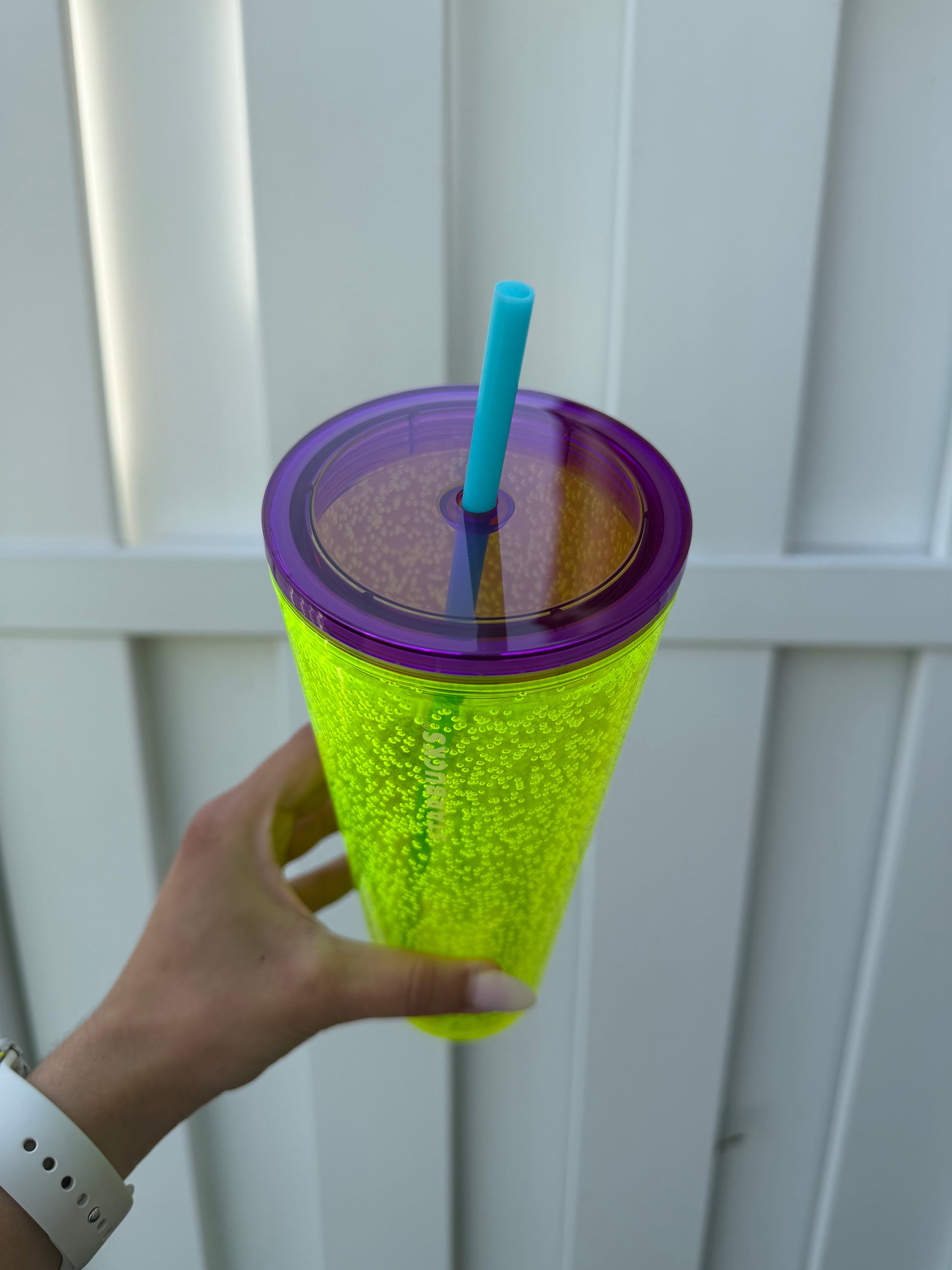 Neon Bubbles Venti Cold Cup