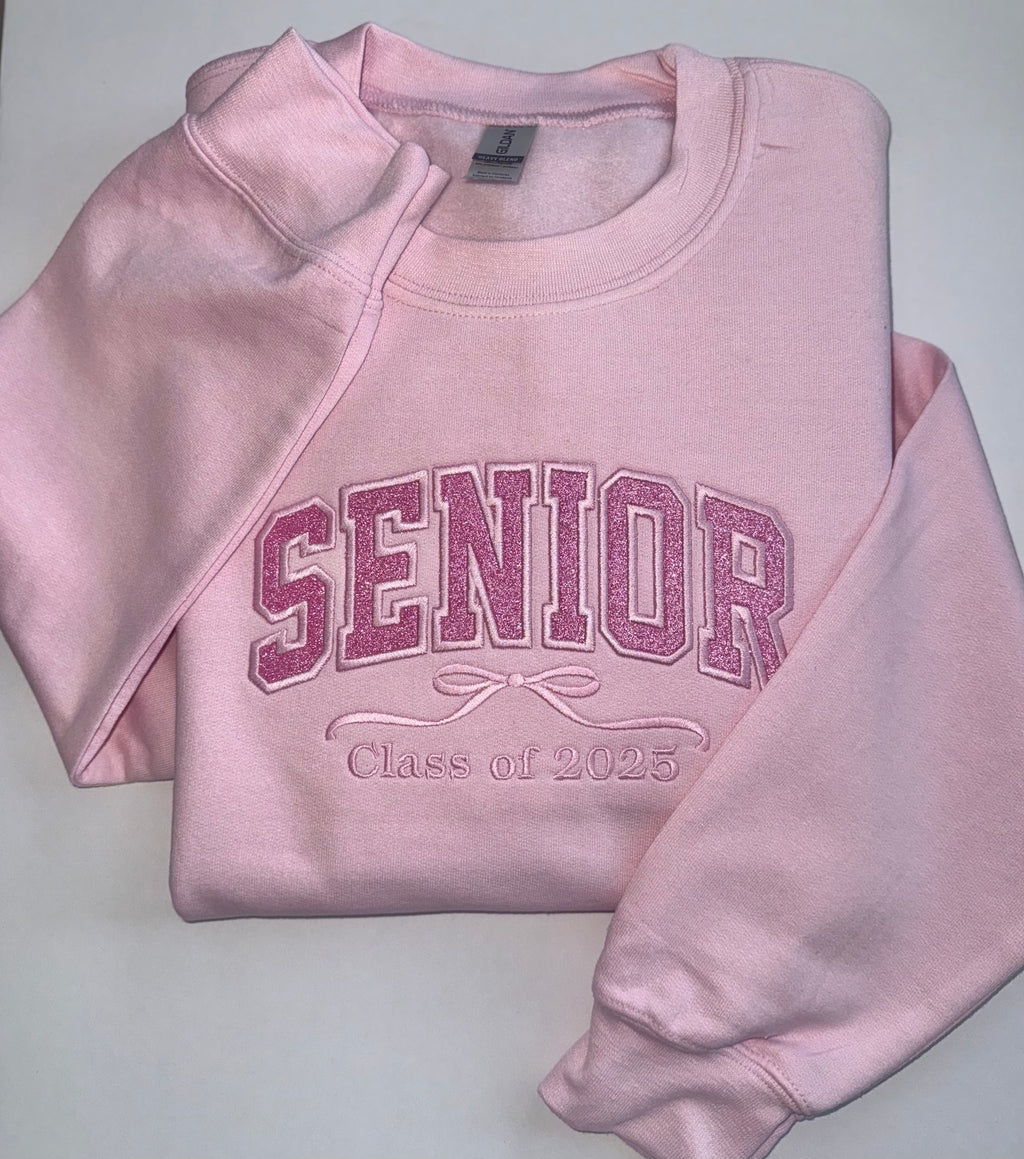 Custom Senior Class of 2025 Embroidered sweatshirt