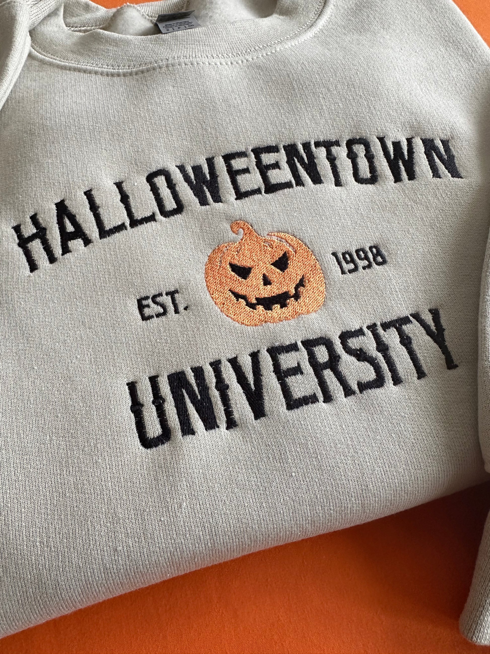 Halloweentown embroidered sweatshirt