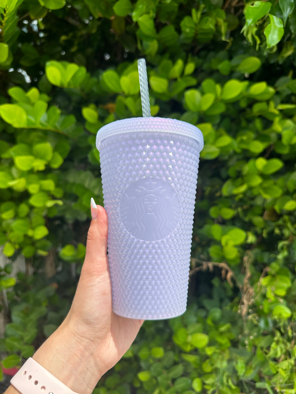 2021 Purple Iridescent Studded Reusable Tumbler