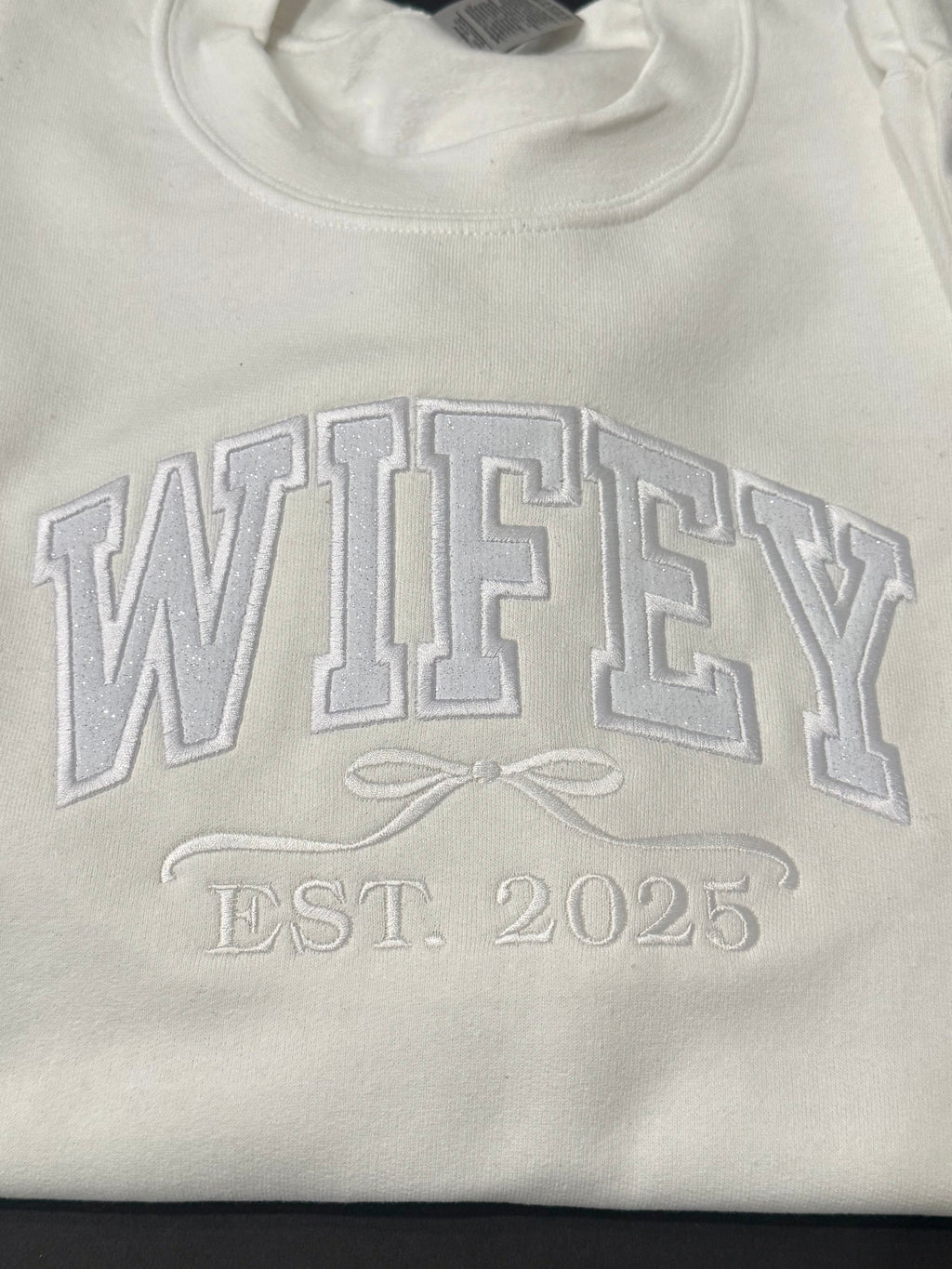 Wifey Personalized Crewneck Sweatshirt