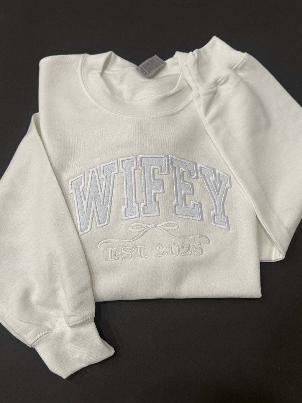 Wifey Personalized Crewneck Sweatshirt