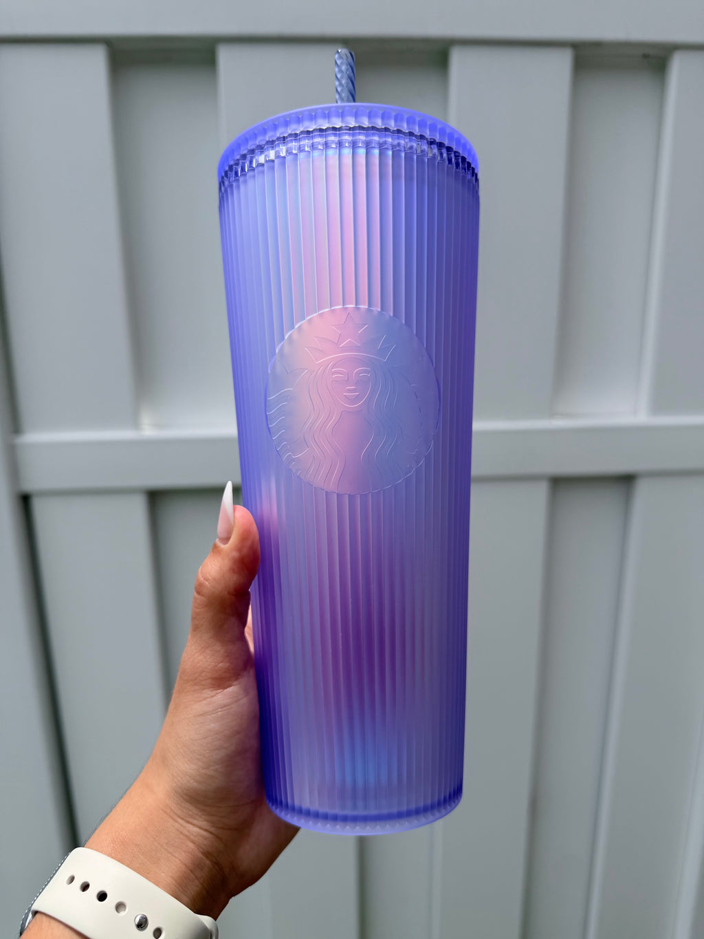Starbucks Purple soft touch 24oz Venti Tumbler