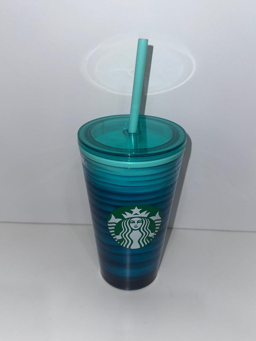 2022 Blue wave ombre 16 oz tumbler