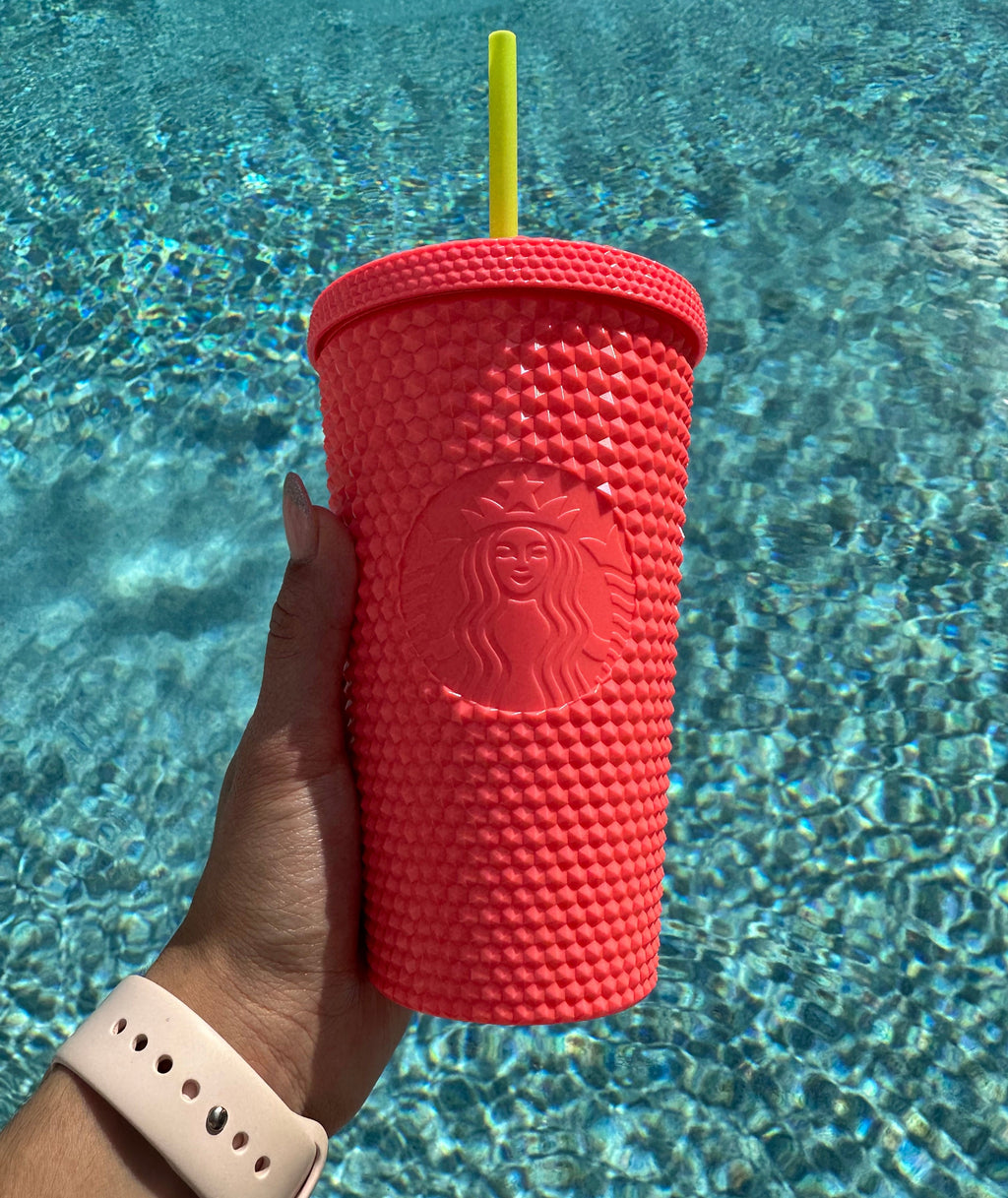 Dragon fruit pink Studded Tumbler