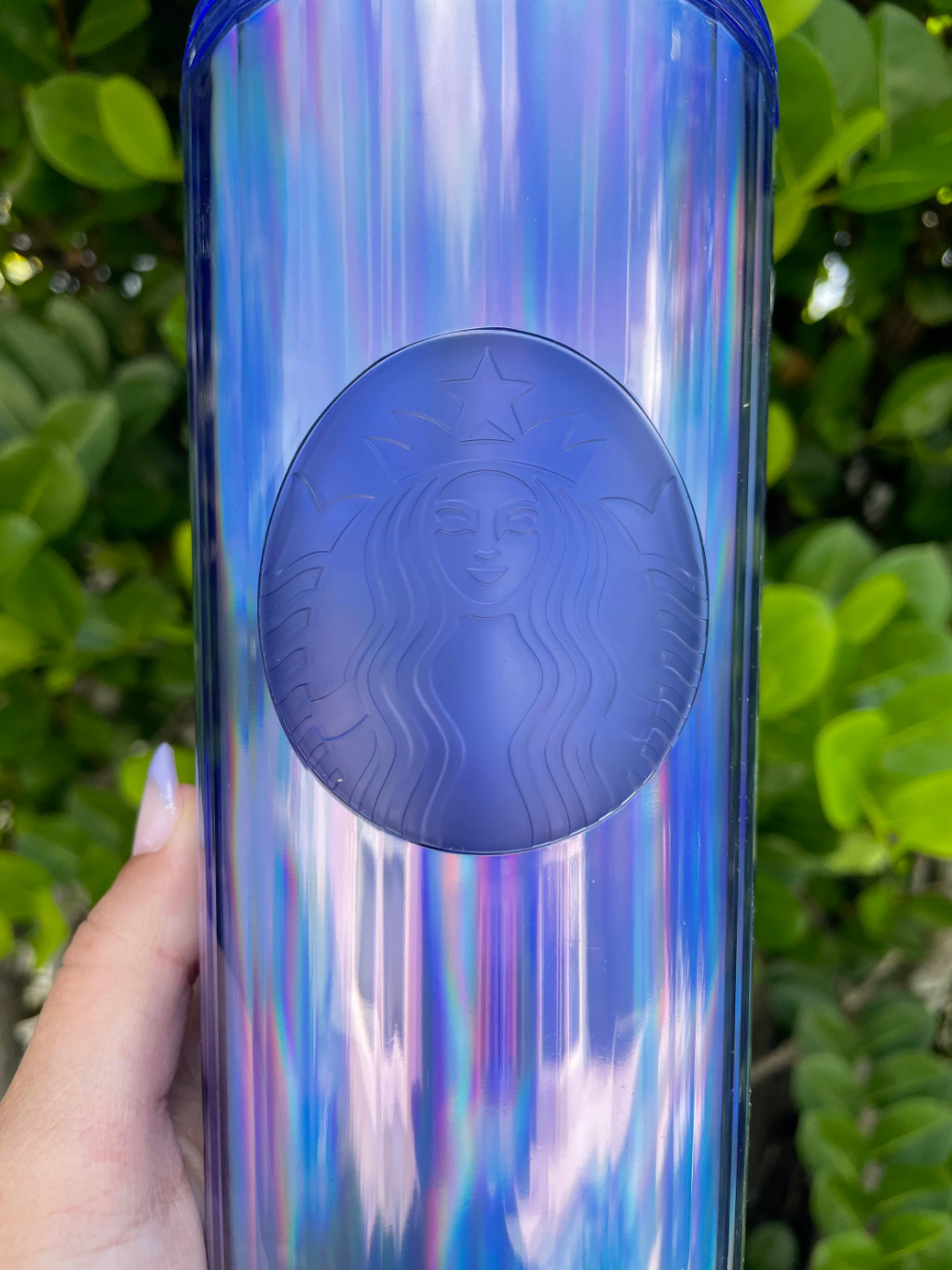 Purple Dome holographic 24 oz tumbler
